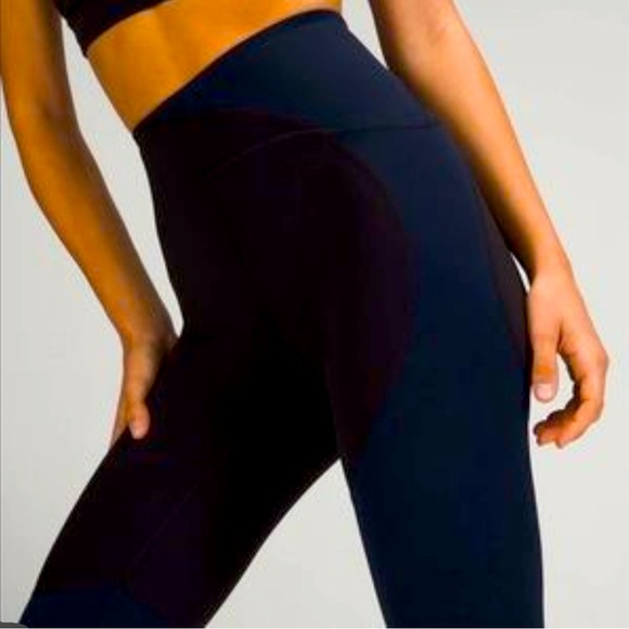 Lululemon leggings Nulu color block 8 - Picture 1 of 7